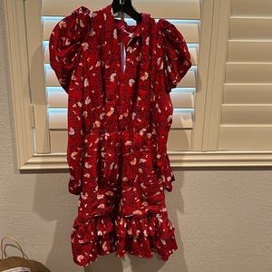 NWT Walter Baker Red Floral Dress